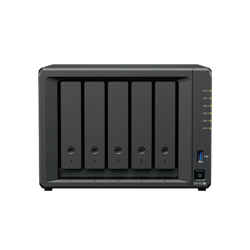 Synology NAS DS1525+ (8GB) (5xHDD + 2xM.2 SSD)