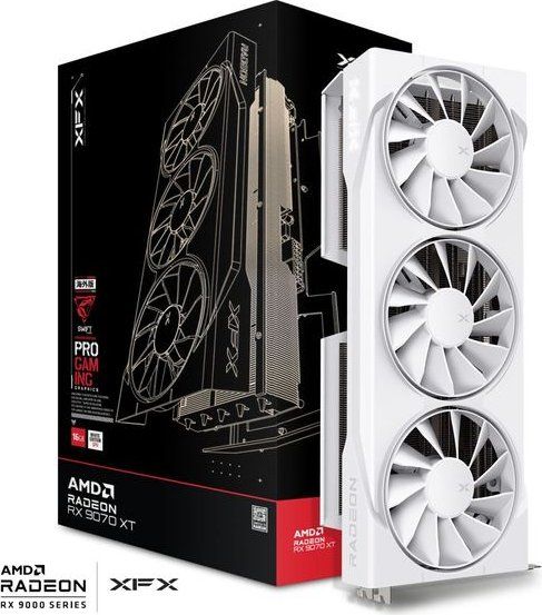 XFX RX9070 XT 16GB DDR6 Swift Gaming White