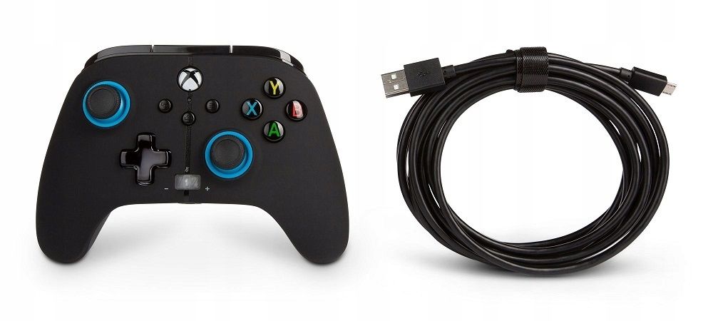 PowerA Enhanced Wired Xbox Series X|S USB Gamepad Blue Hint