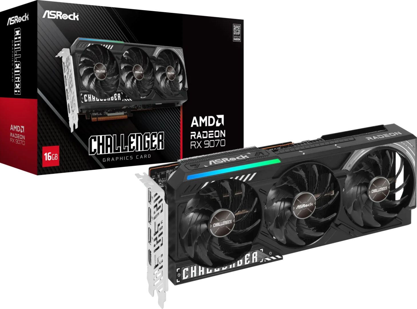 ASRock Radeon RX9070 Challenger 16GB