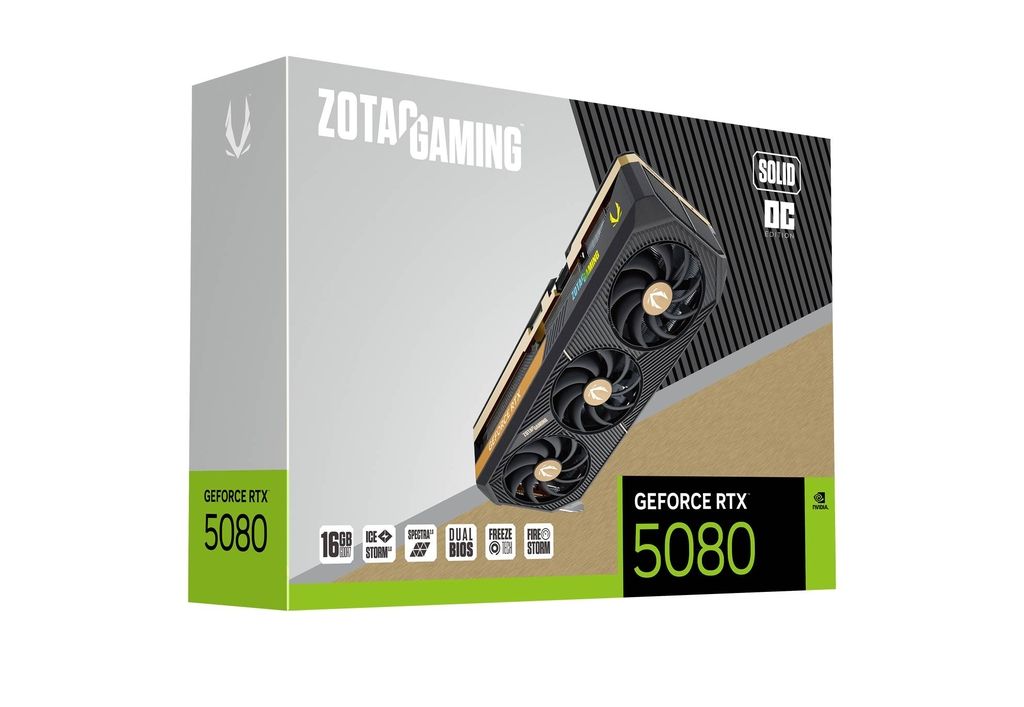 Zotac GeForce RTX5080 16GB DDR7 Solid OC