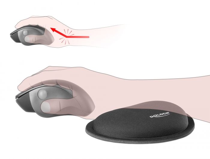 DeLock Wrist Rest for Mouse Black