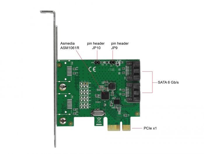 DeLock 2 port SATA PCI Express Card with RAID