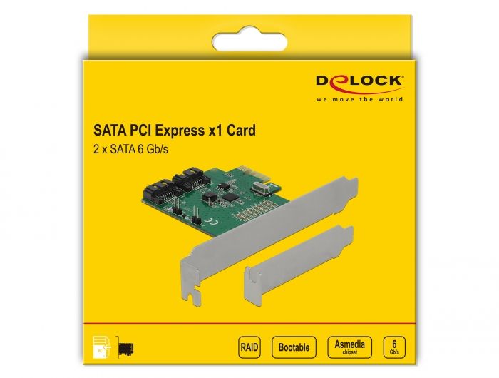 DeLock 2 port SATA PCI Express Card with RAID