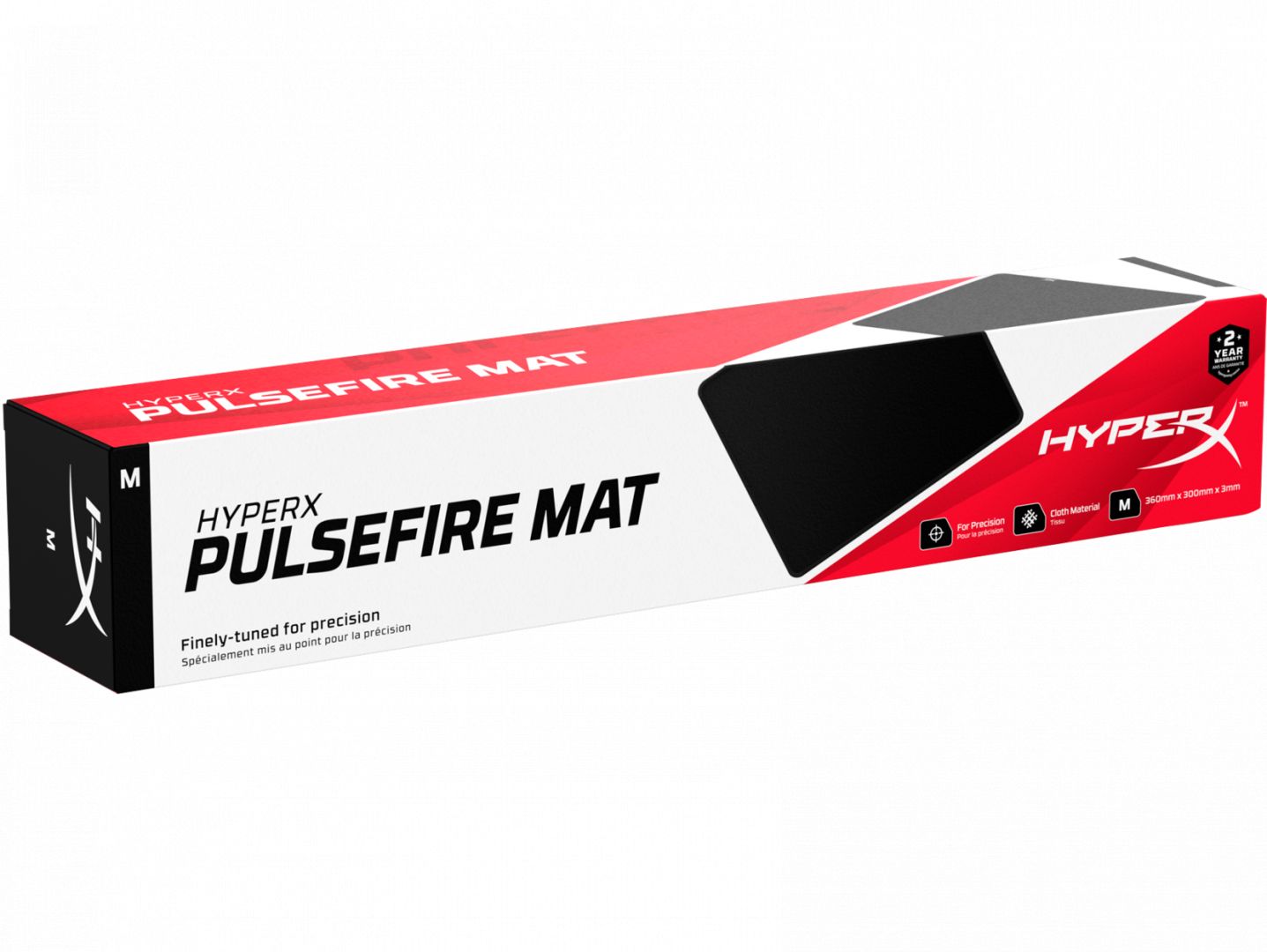 HP HyperX Pulsefire Mat Gaming Cloth M Egérpad Black