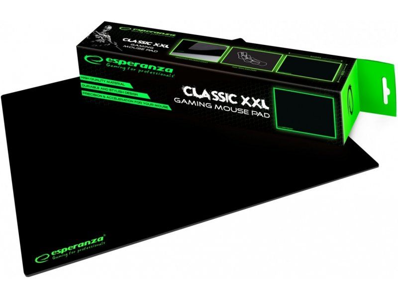 Esperanza Classic XXL Gamer Egérpad Black