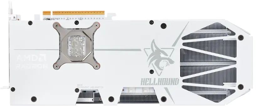 PowerColor RX9070 XT 16GB DDR6 Hellhound Spectral White