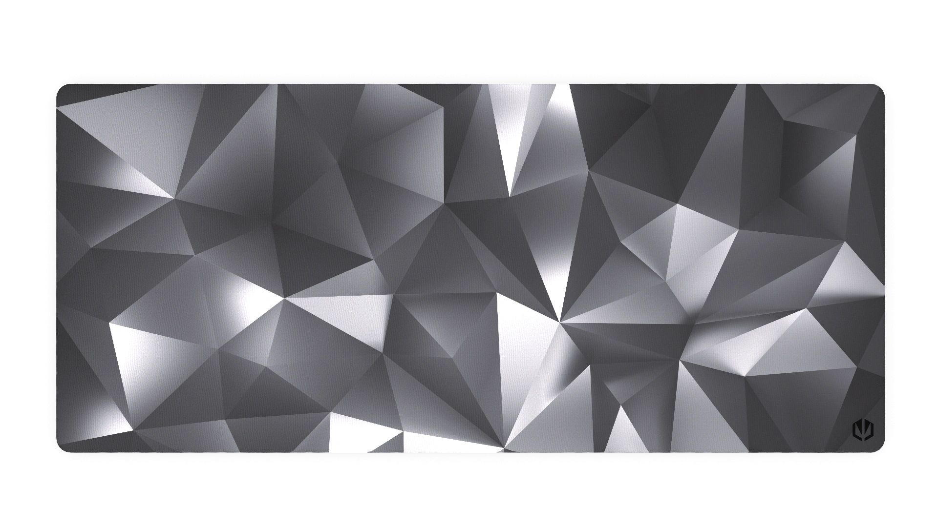 Endorfy Crystal Black XL Egérpad Black/White