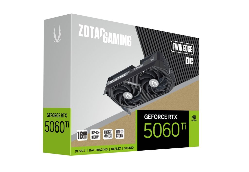 Zotac GeForce RTX5060 Ti 16GB DDR7 Twin Edge OC