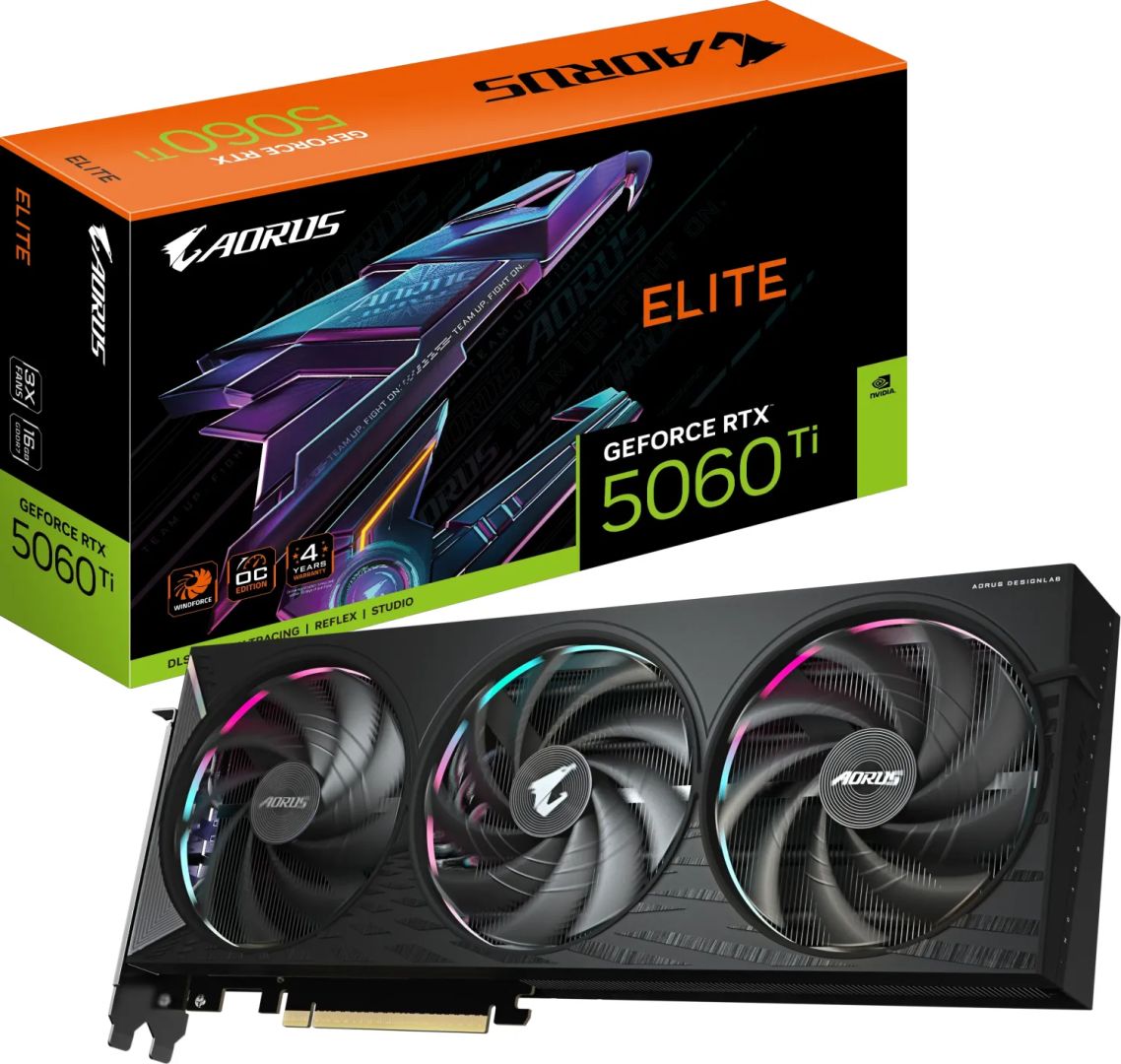 Gigabyte RTX5060 TI AORUS ELITE 16G