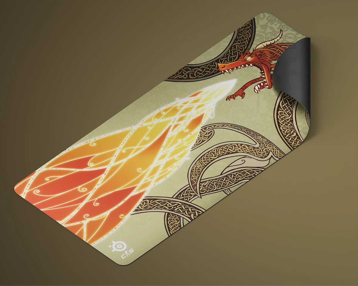 Steelseries Qck XXL CS2 Dragon Lore Edition Egérpad