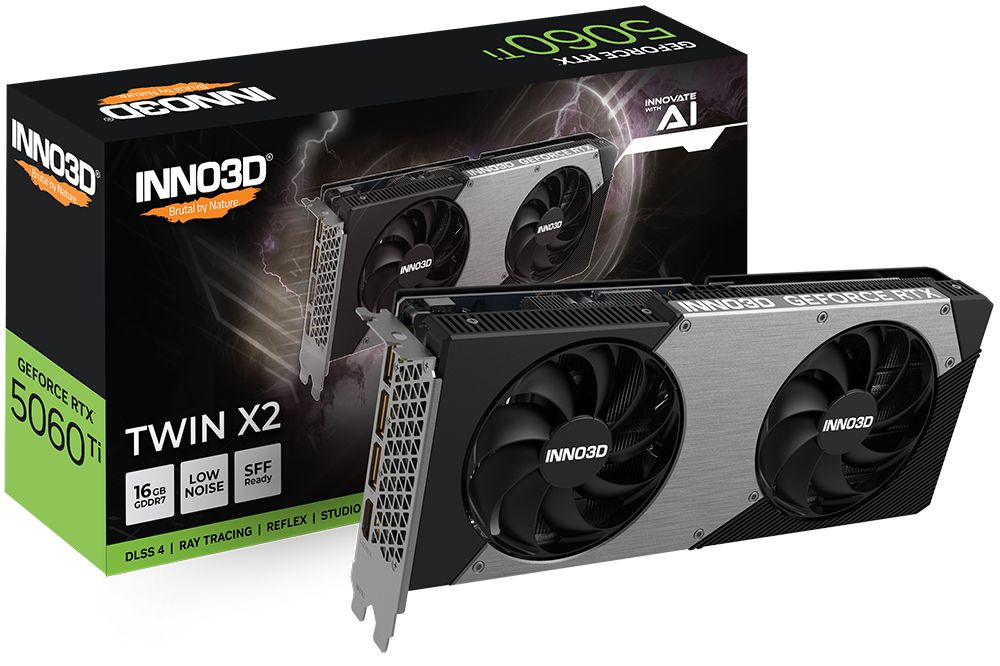 Inno3D GeForce RTX5060 Ti 16GB DDR7 Twin X2