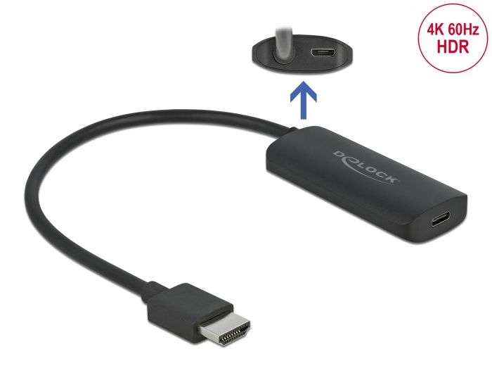 DeLock Adapter HDMI-A male > USB Type-C female