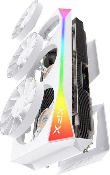 XFX RX9070 XT 16GB DDR6 Mercury Magnetic Air Gaming RGB OC White