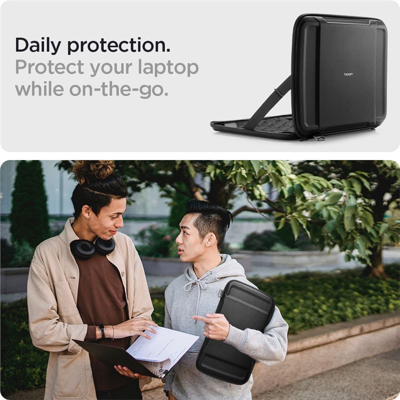 Spigen Rugged Armor Pro, black - MacBook Pro 16