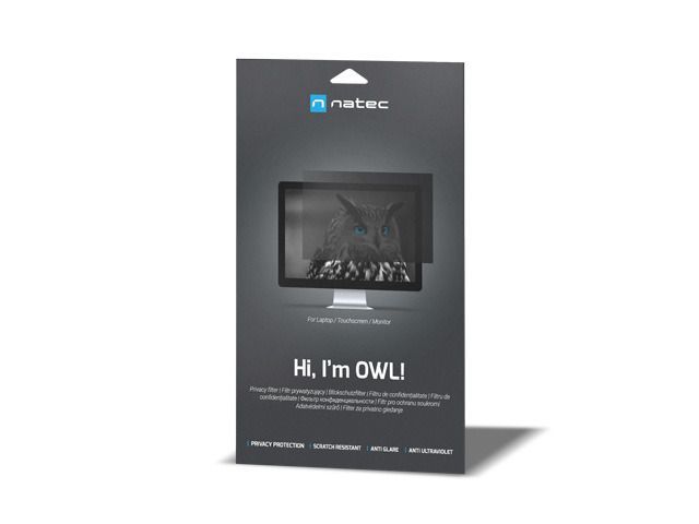 natec Owl Frameless Display Privacy Filter 24