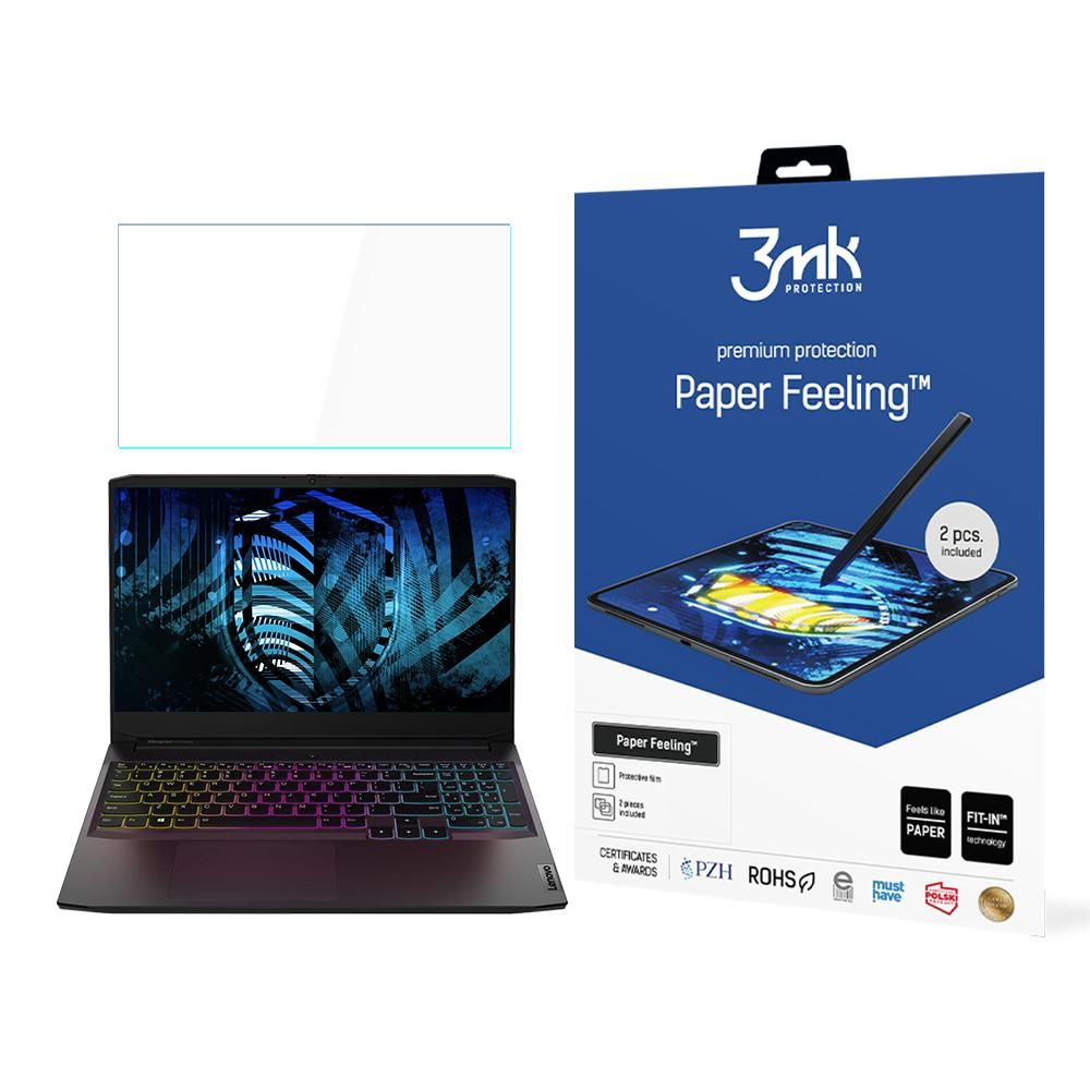 3mk Paper Feeling védőfólia rajzoláshoz Lenovo IdeaPad Gaming 3 15,6