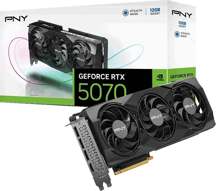 PNY GeForce RTX5070 12GB DDR7 GAMING TRIPLE FAN