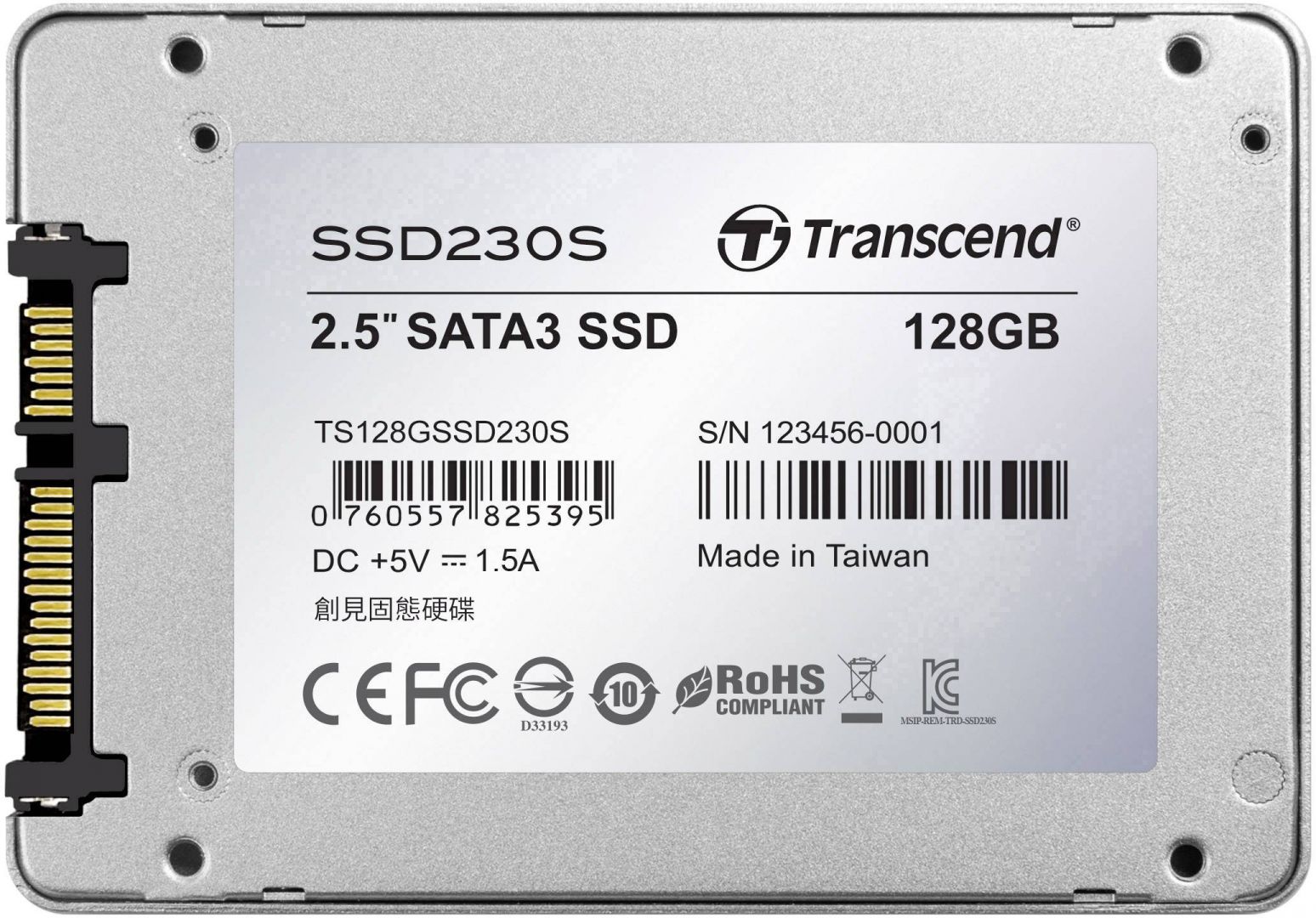 Transcend 128GB 2,5