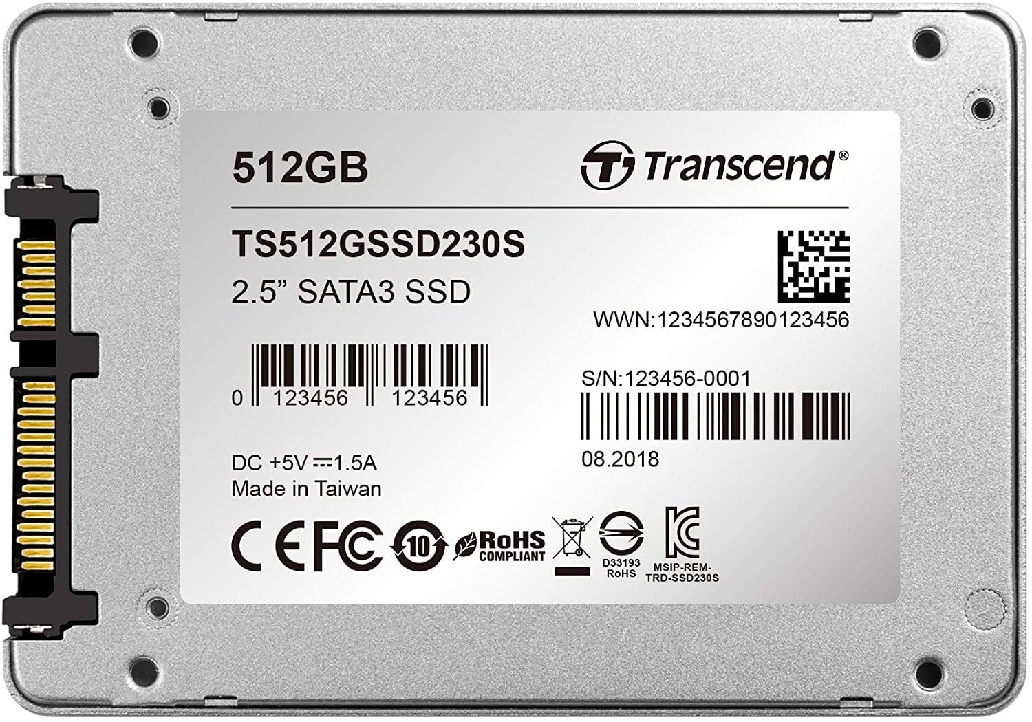Transcend 512GB 2,5