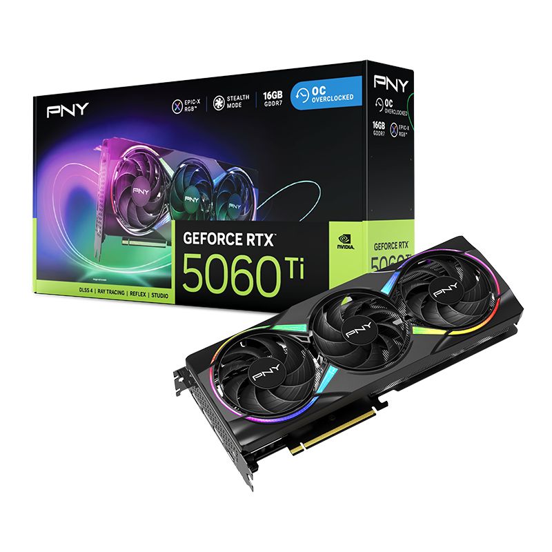 PNY GeForce RTX5060 TI 16GB DDR7 ARGB OC