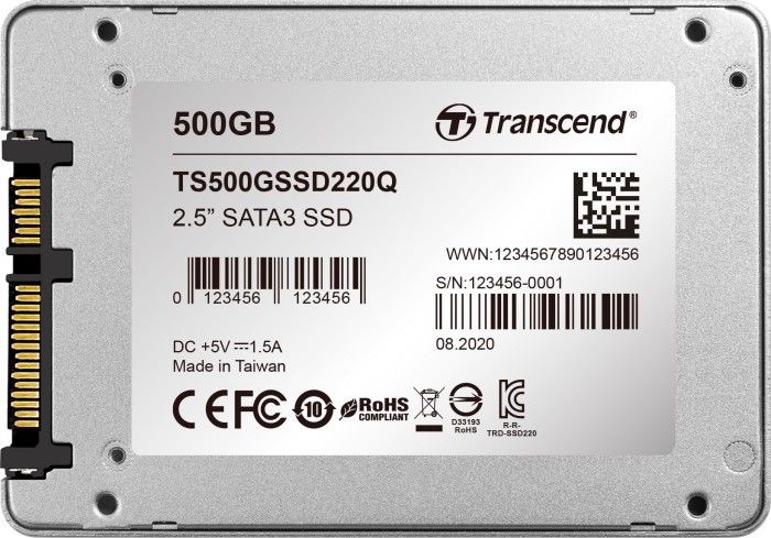 Transcend 500GB 2,5