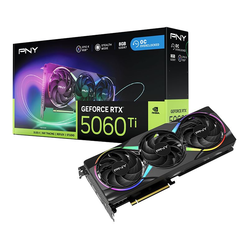 PNY GeForce RTX5060 TI 8GB DDR7 ARGB OC