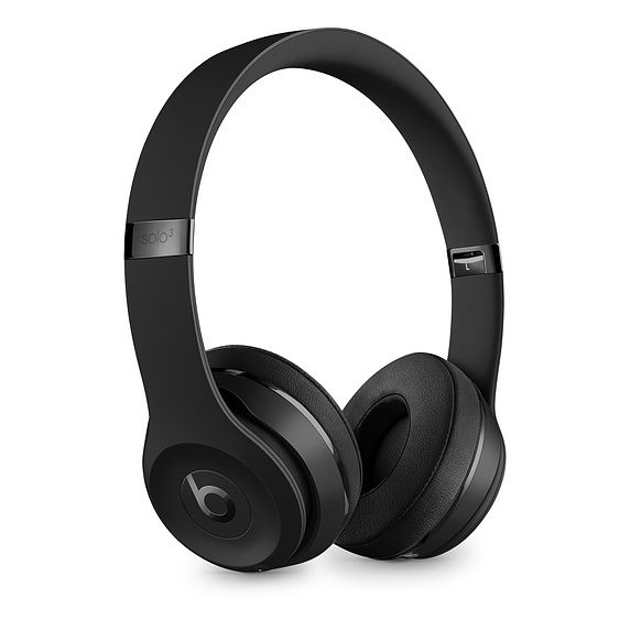 Apple Beats Solo3 Bluetooth Headset Icon Collection Black