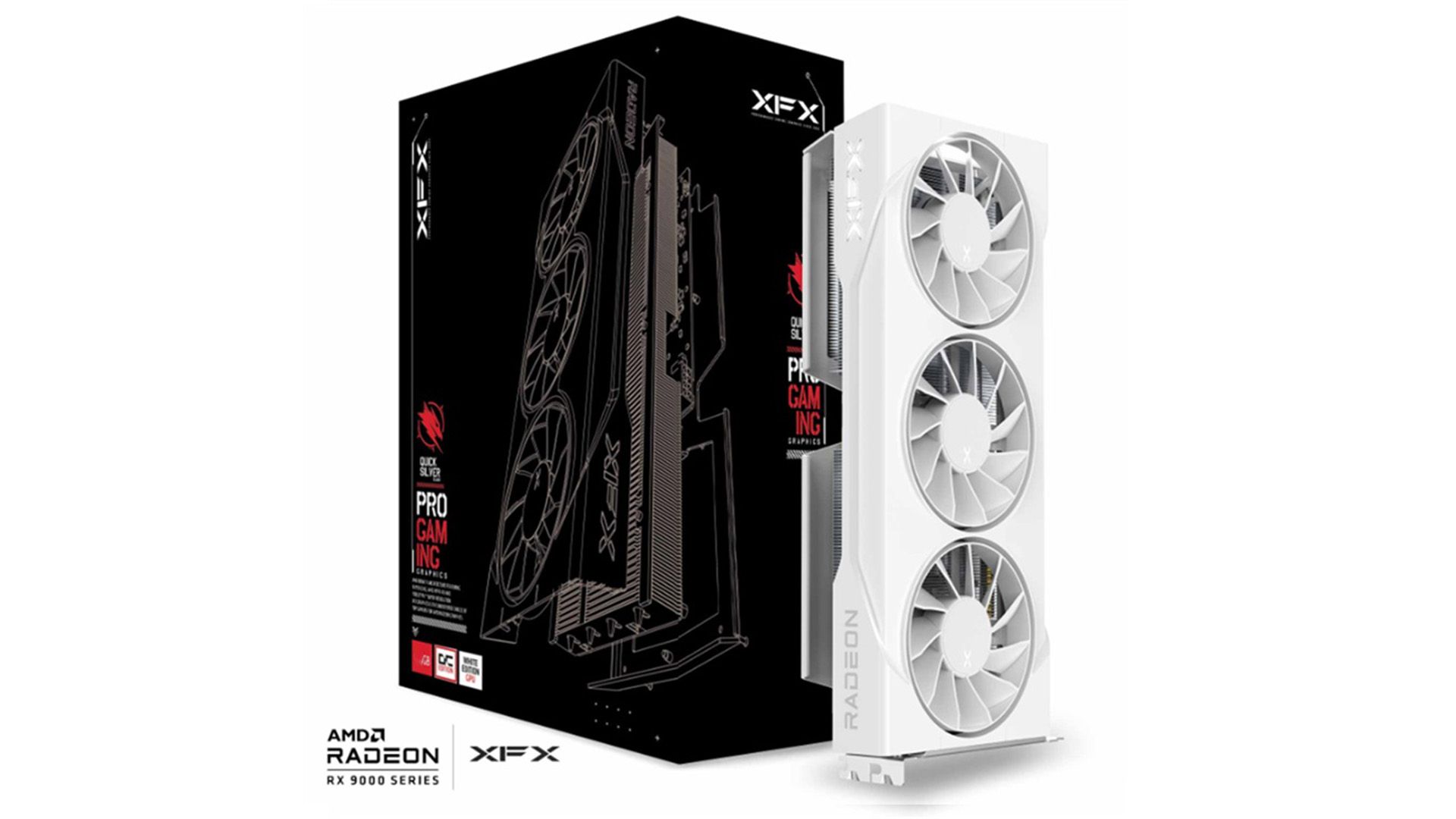 XFX RX9060 XT OC 16GB DDR6 Swift Triple Fan Gaming Edition White