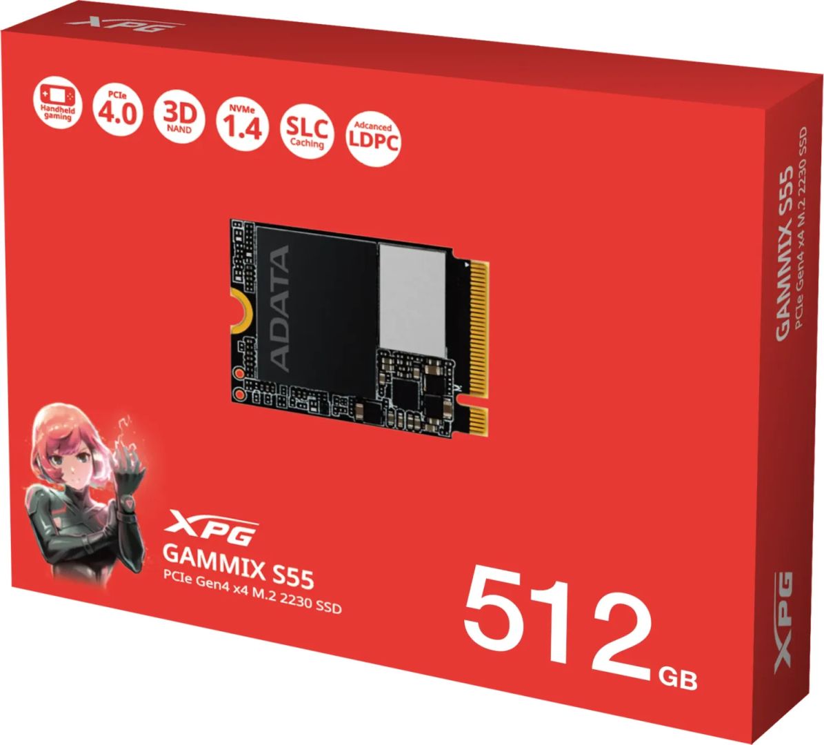 A-Data 512GB M.2 2230 NVMe Gammix S55