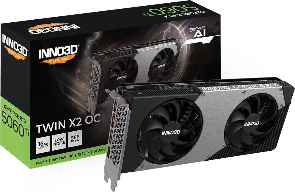 Inno3D GeForce RTX5060Ti 16GB DDR7 Twin X2 OC