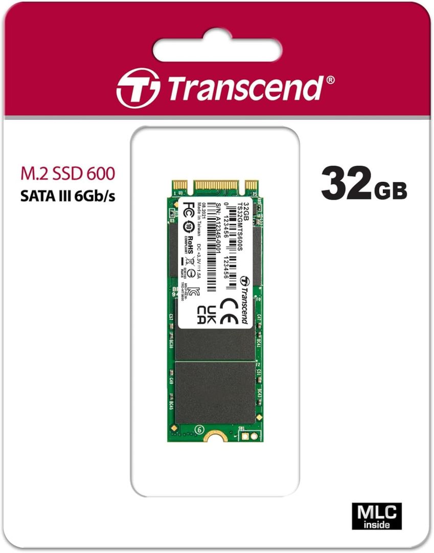 Transcend 32GB M.2 2260 600S