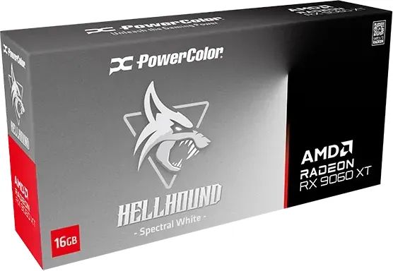 PowerColor RX9060 XT 16GB DDR6 Hellhound Spectal White OC