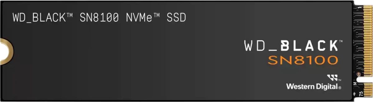 Western Digital 1TB M.2 2280 NVMe SN8100 Black