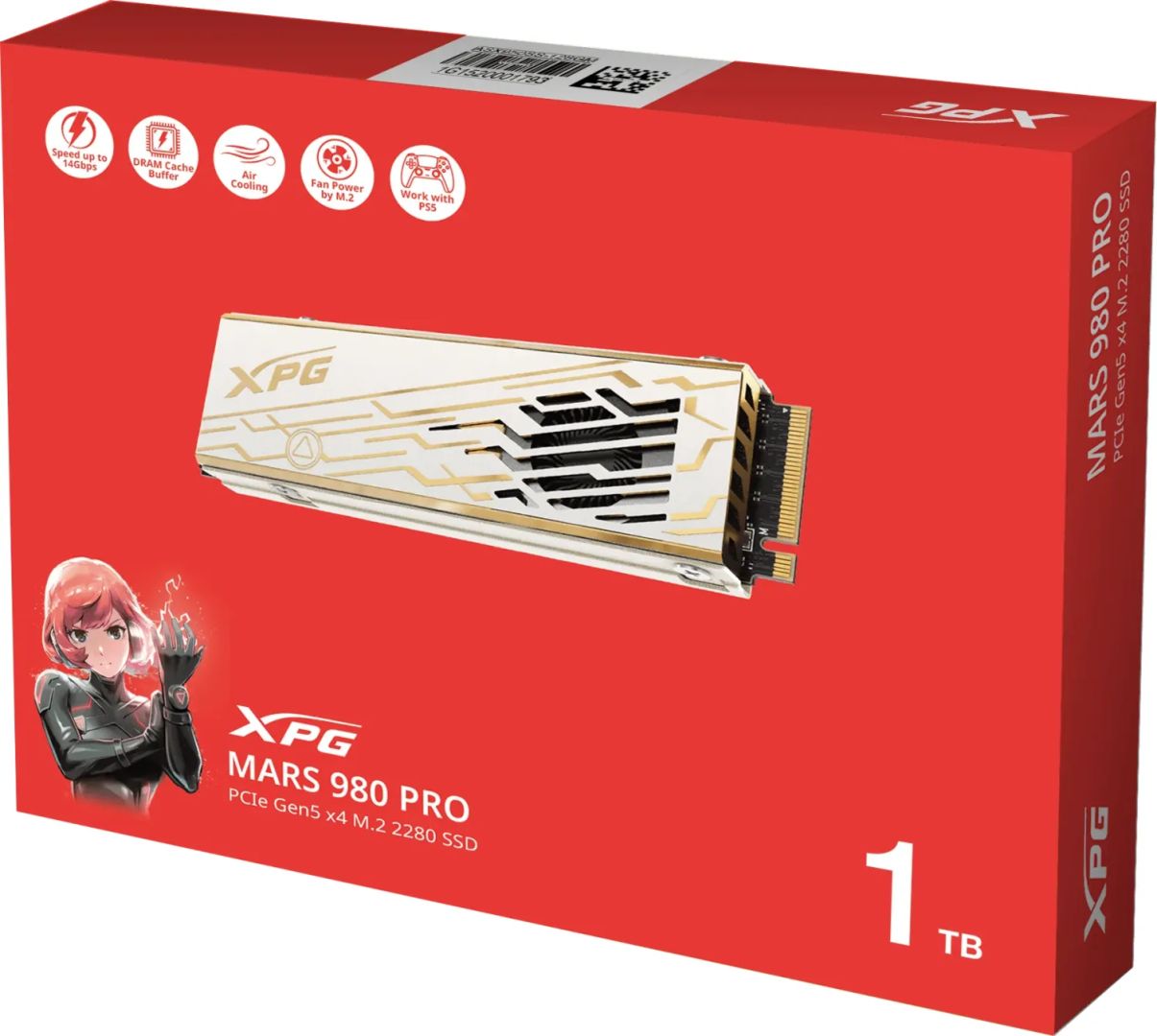 A-Data 1TB M.2 2280 NVMe XPG Mars 980 Pro