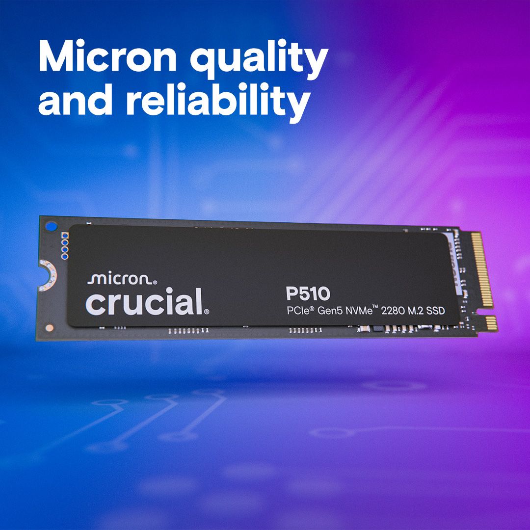 Crucial 2TB M.2 2280 NVMe P510