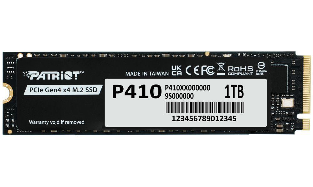 Patriot 1TB M.2 2280 NVMe P410 Black