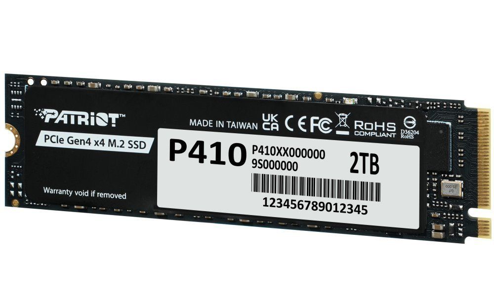 Patriot 2TB M.2 2280 NVMe P410 Black