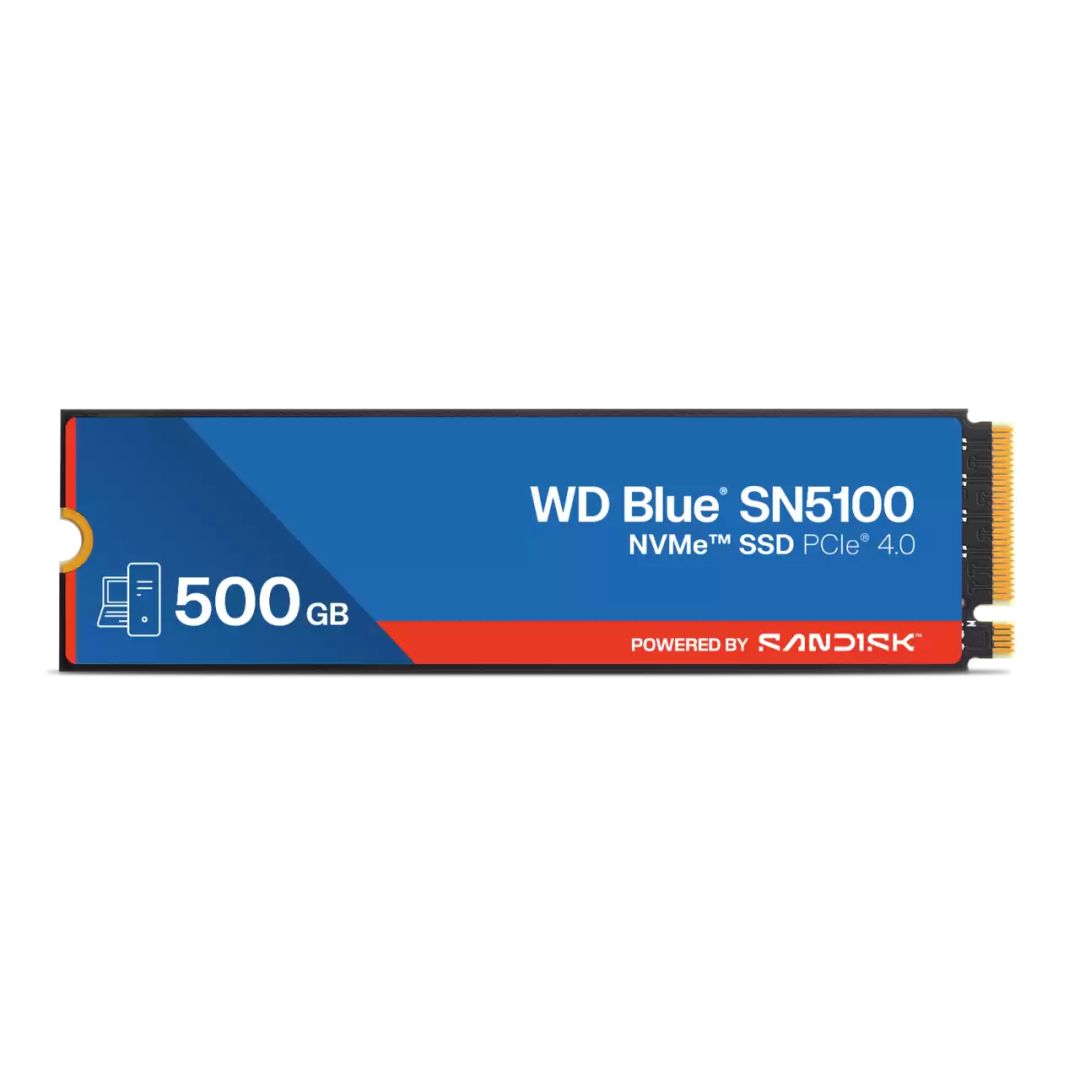 Western Digital 500GB M.2 2280 NVMe SN5100 Blue