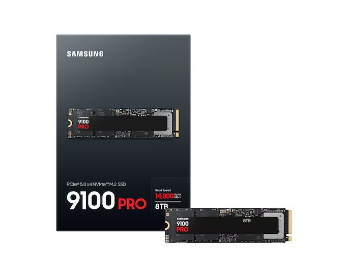 Samsung 8TB M.2 2280 NVMe 9100 Pro