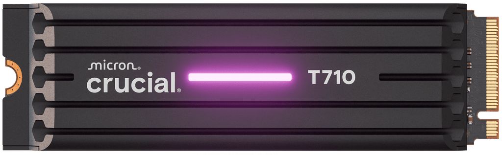 Crucial 1TB M.2 2280 NVMe T710 with heatsink