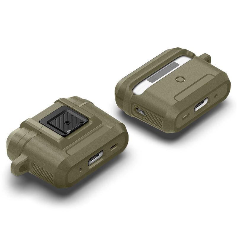 Spigen Lock Fit, vintage khaki - AirPods Pro 2