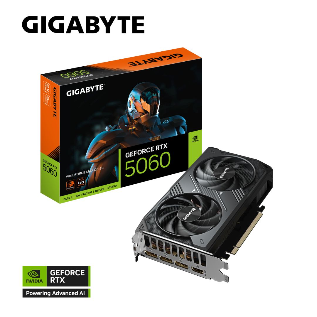 Gigabyte RTX5060 WINDFORCE MAX OC 8G
