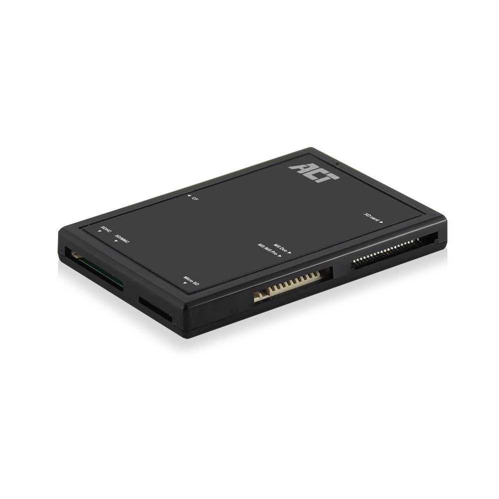 ACT External USB 3.2 Gen1 (USB 3.0) Card Reader Black