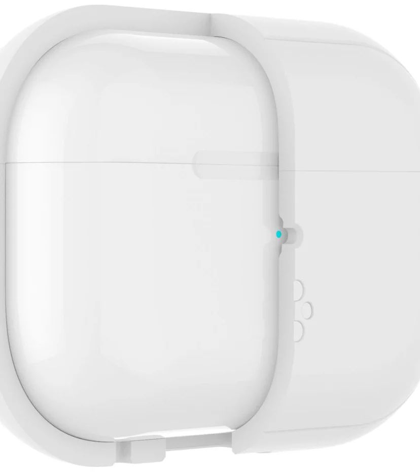 Spigen Case Silicone Fit White + Strap AirPods Pro (2nd Gen) Grey