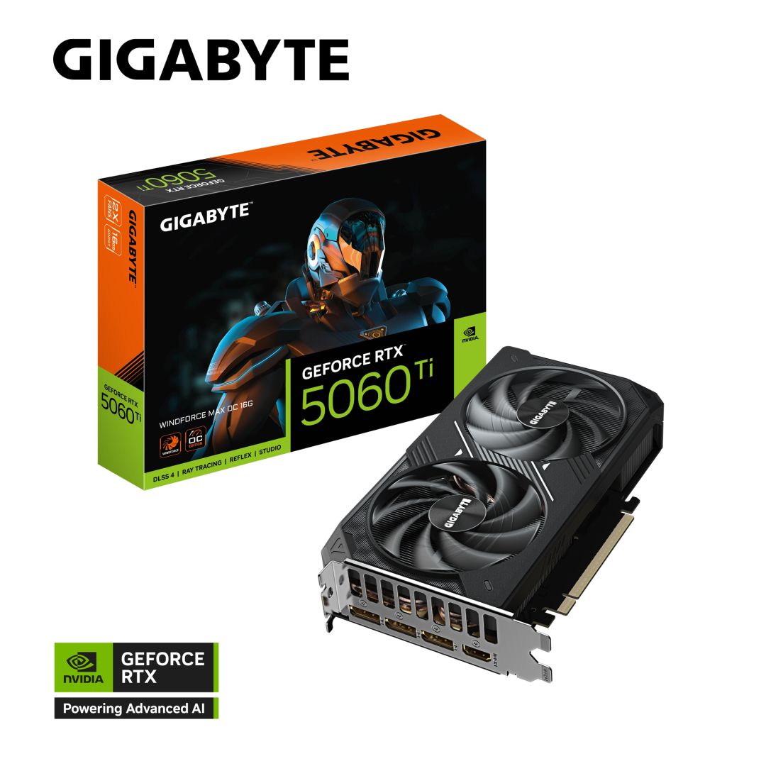 Gigabyte RTX5060 TI WINDFORCE MAX OC 16G 