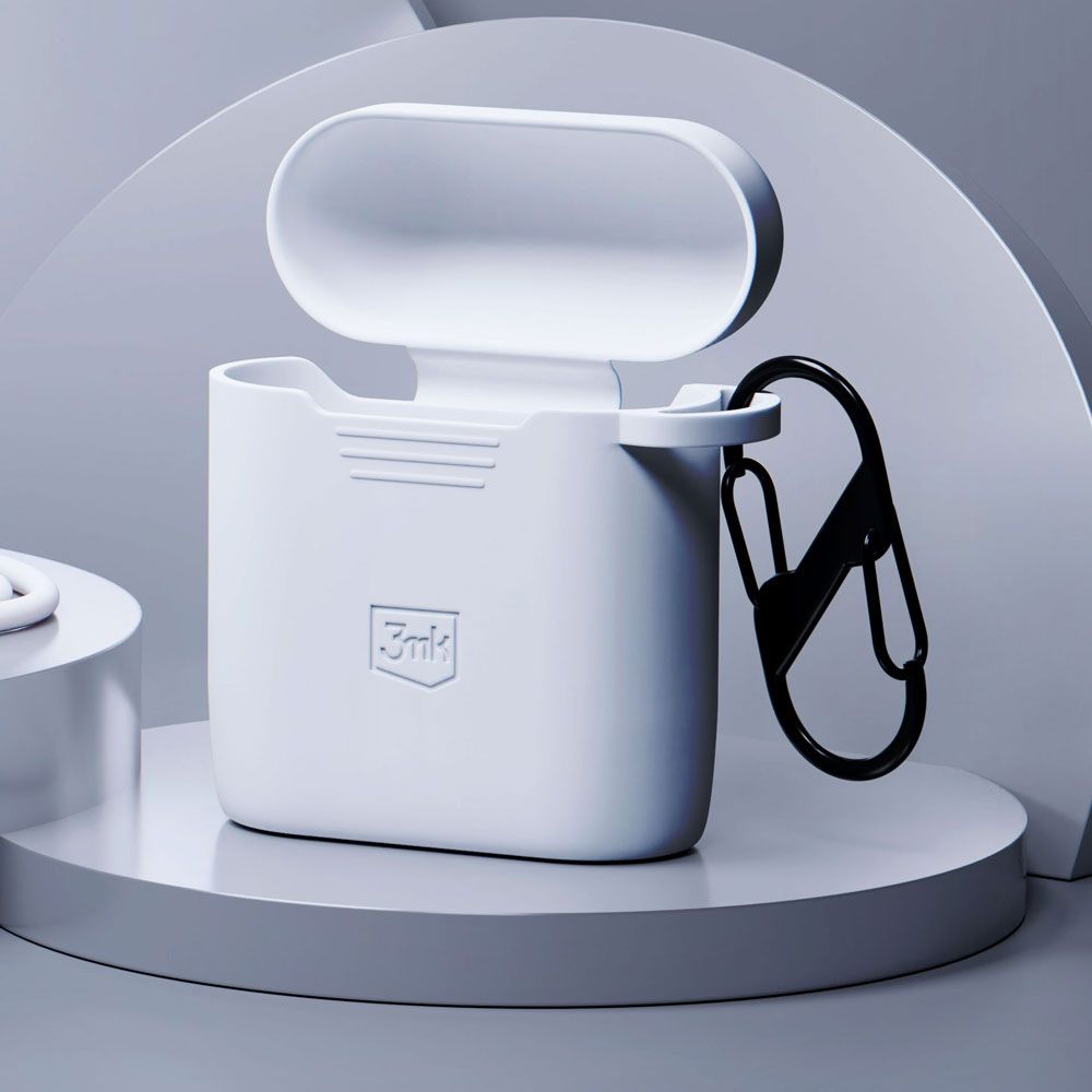 3mk Szilikon AirPods Telefontok Fehér Apple AirPods 2nd gen.