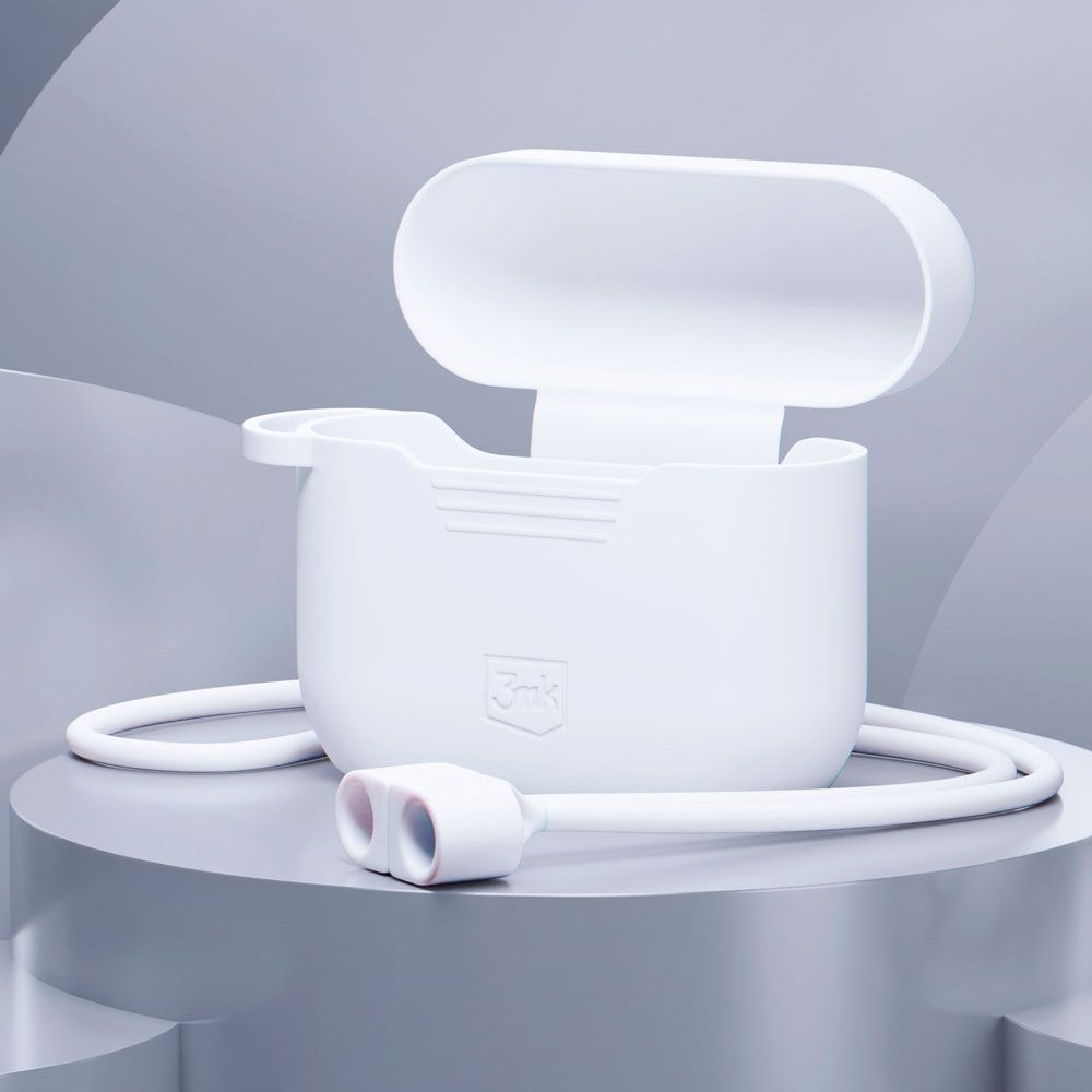 3mk Szilikon AirPods Telefontok Fehér Apple AirPods Pro
