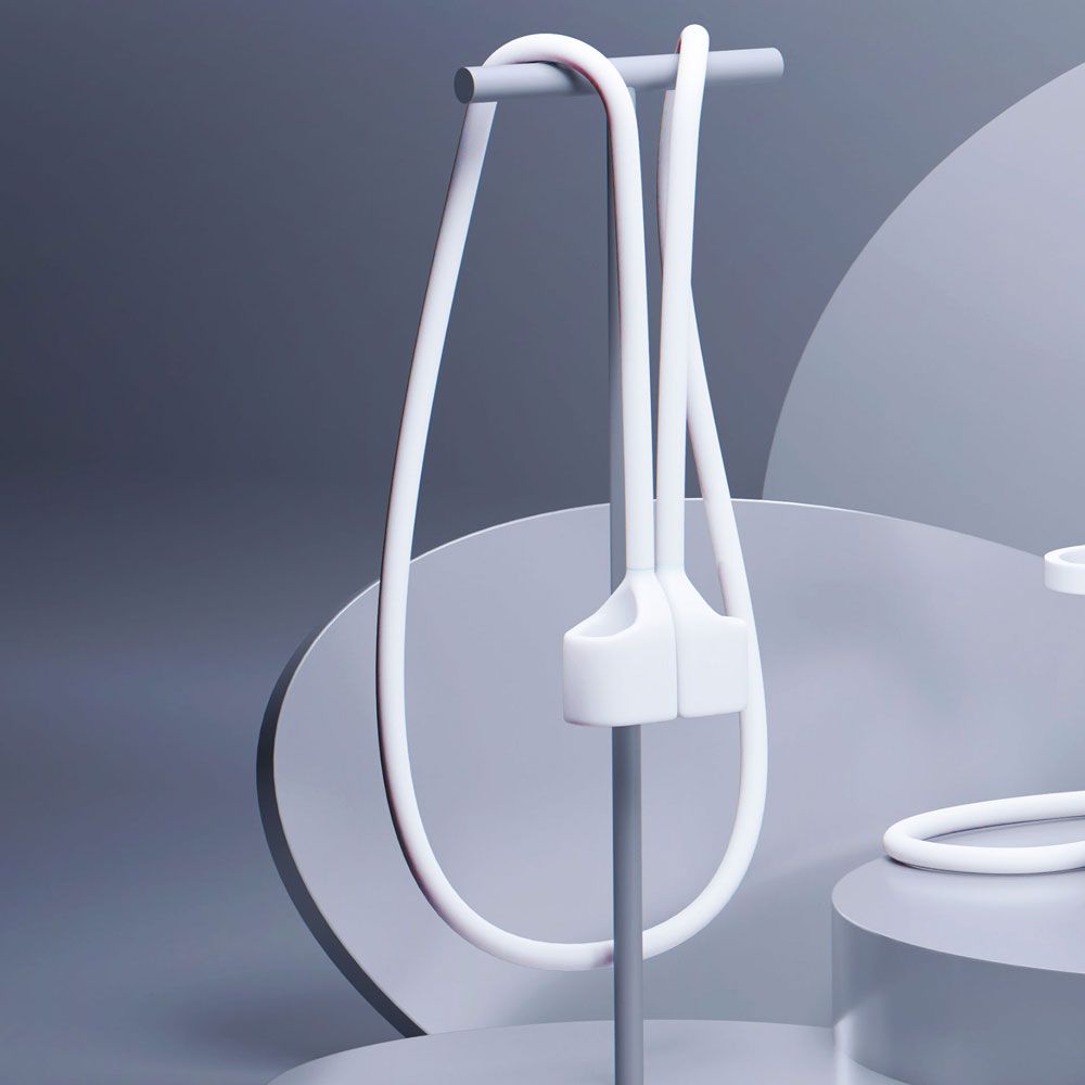 3mk Szilikon AirPods Telefontok Fehér Apple AirPods Pro