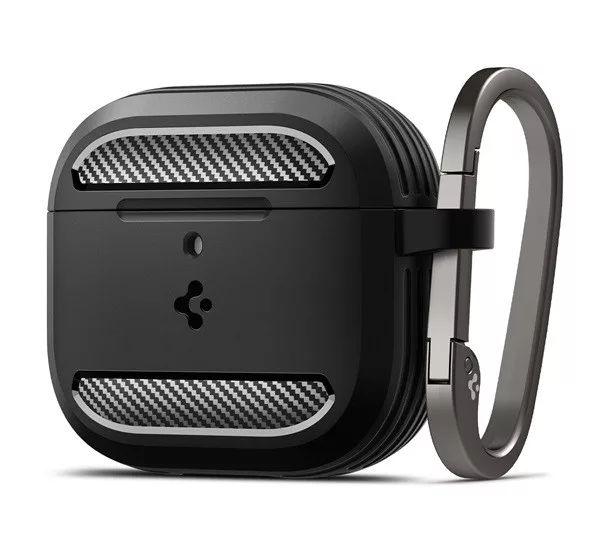 Spigen Rugged Armor AirPods 4 Matte Black